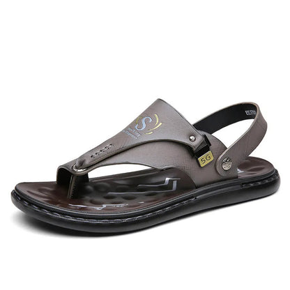 Men’s 2-Way Summer Sandals – Convertible Slides with Adjustable Backstrap