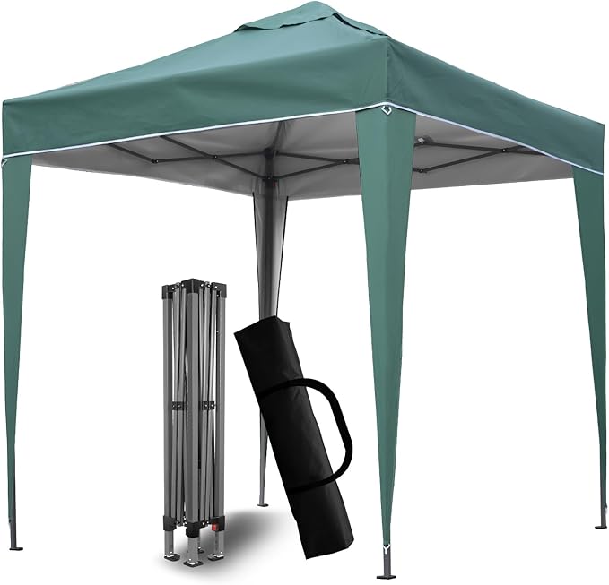 Pop Up Gazebo 3x3m Heavy Duty Outdoor Canopy Tent, Waterproof & UV Protection Folding Shelter, Portable Shade Tent for Backyard, Garden, Beach, Camping, Party & Events
