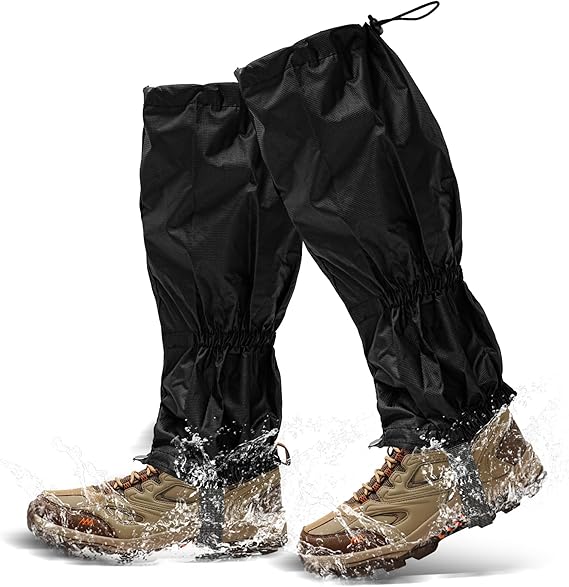 Hiking Gaiters, 1 Pair, Waterproof Outdoor Walking Gaiters, Hiking/Walking/Cycling Accessories, Gaitors for Men and Women, Outdoor Hiking Clothing